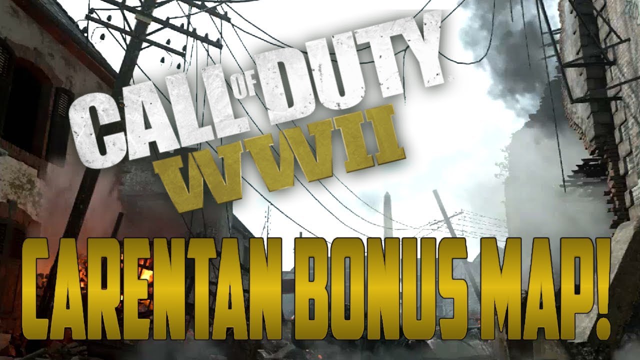 Call of Duty WWII - Carentan Bonus Map Live Gameplay! - YouTube