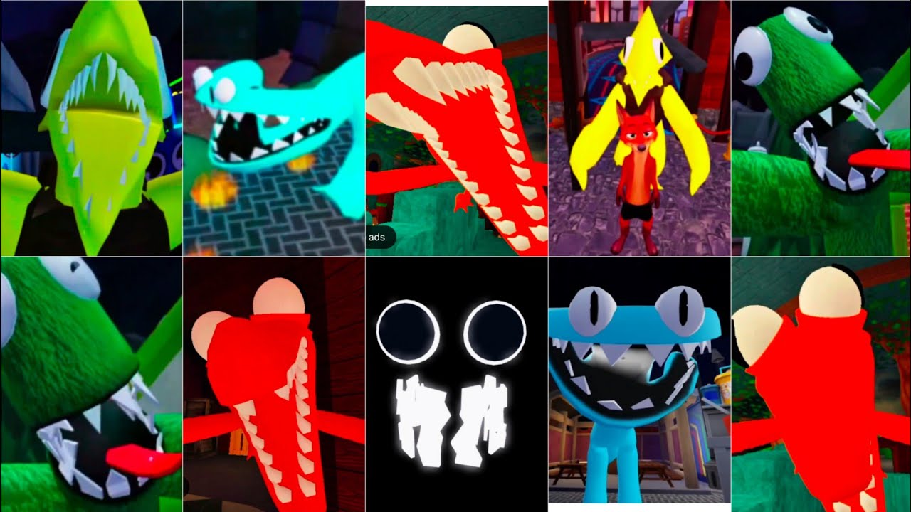 Rainbow Friends Chapter 1/2 ANGRY 🌈 JUMPSCARE GAME PLAY 