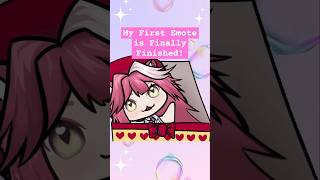 My First Animated Emote is Finally Finished!!! #emote #animated #raorart #vtuberfanart