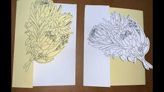 Doing partial die cuts with cutting dies and die cutting machine