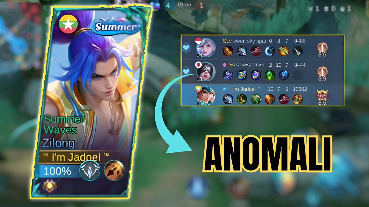 KETEMU ANOMALI DI GAME YANG SANGAT RAMAH!! ZILONG KU SAMPAI TAUBAT DIBUAT  NYA | MLBB