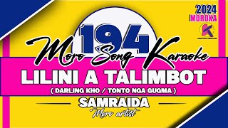 Download Lagu 𝐋𝐈𝐋𝐈𝐍𝐈 𝐀 𝐓𝐀𝐋𝐈𝐌𝐁𝐎𝐓 𝐁𝐲: 𝐒𝐚𝐦𝐫𝐚𝐢𝐝𝐚- 𝐊𝐚𝐫𝐚𝐨𝐤𝐞 𝐕𝐞𝐫𝐬𝐢𝐨𝐧 MP3