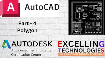 AutoCad Part 4 - Polygon #autodesk #autocad