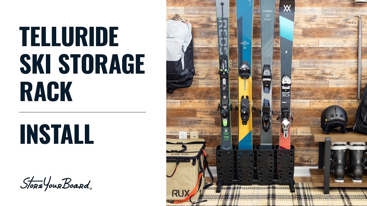Telluride Ski Storage Rack | How to Install - YouTube