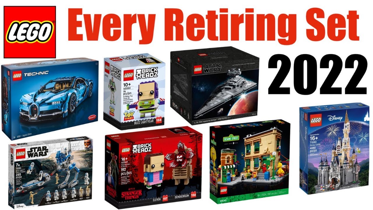 Every LEGO Set Retiring in 2022 YouTube