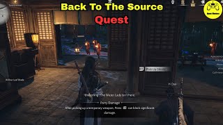 Back To The Source Quest Where Winds Meet