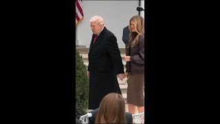 President Trump pardons Thanksgiving turkeys