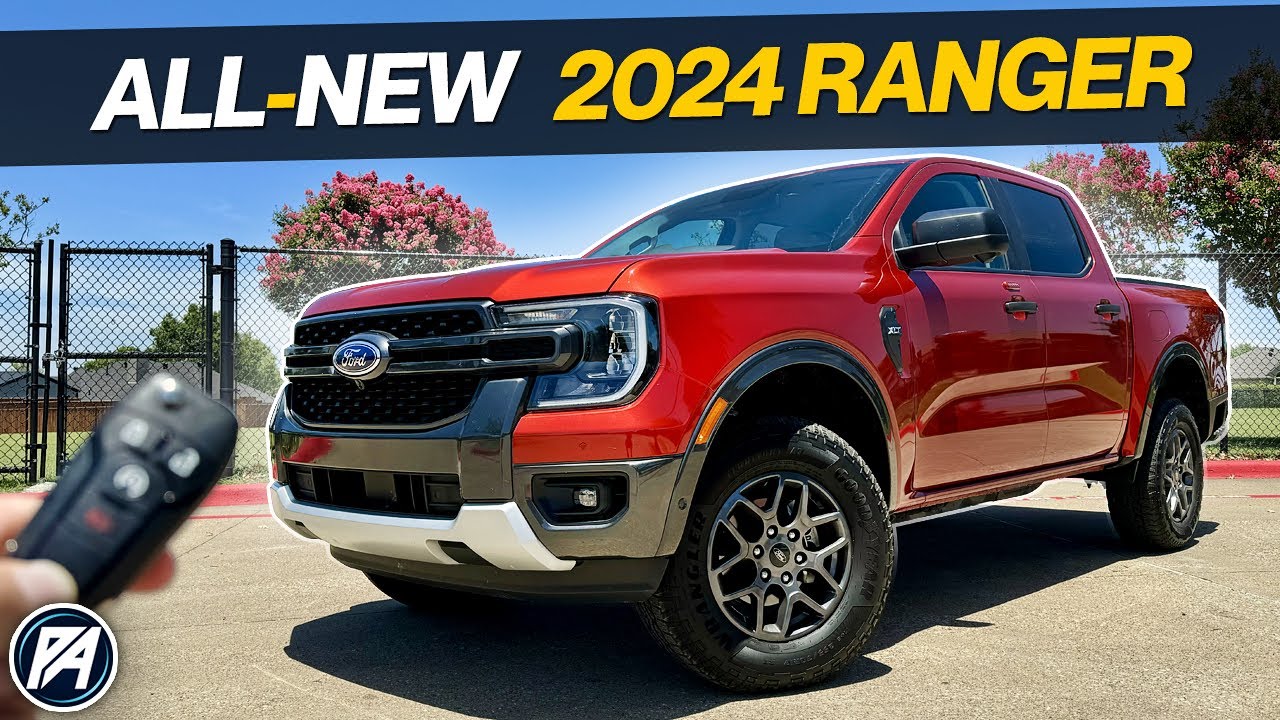 Redesigned 2024 Ford Ranger Review & Drive - YouTube