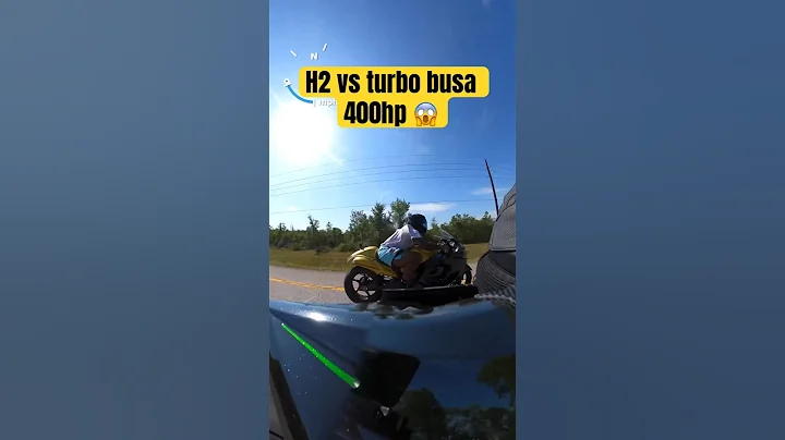 Turbo busa 400hp😱 vs h2 🔥|from insta:twinturbotwinz |#shorts #shortvideo #bike #h2r #hayabusa
