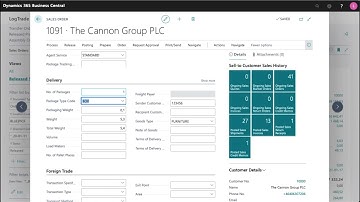 Workflow Sales Order - LogTrade Connect for Dynamics 365 Business Central
