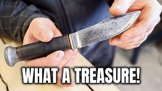 Incredible RESTORATION on a Vintage Marbles Knife!