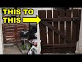 MAKE A GATE FROM A PALLET