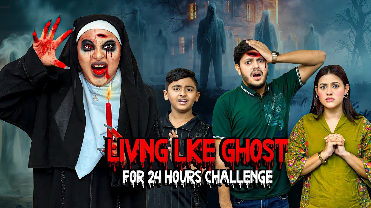 অন্তরা ভূত হয়ে সবার অবস্থা খারাপ করে দিলো | Living Like Ghost For 24 Hrs Challenge | Rakib Hossain