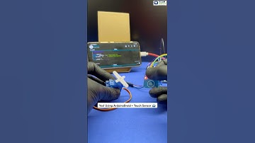 Yes! Using ArduinoDroid + Touch Sensor 🤖 #roboarmy #arduinoproject #arduinodroid
