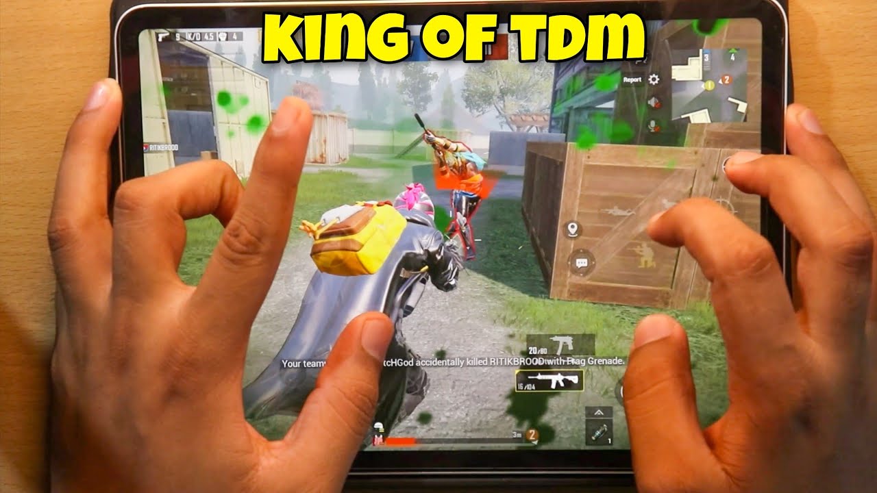 King of TDM 🔥 IPAD PRO 2020 PUBG | HANDCAM Six Finger Claw | PUBG ...