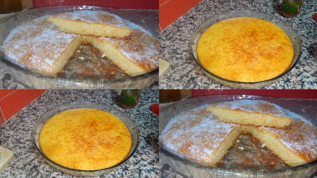 بسبوسة كيك😍 سهلة اقتصادية لذيذة جدا بحجم عائلي مستحيل تجربيها ومتعاوديهاش 😋