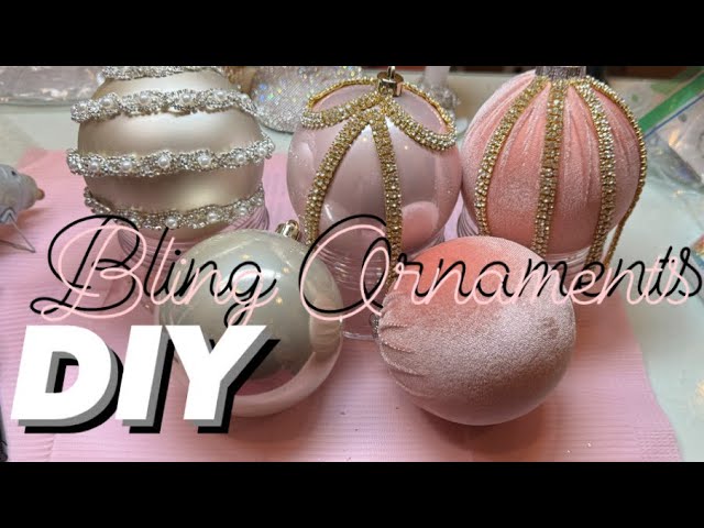 DIY Rhinestone Ornament - Weekend Craft