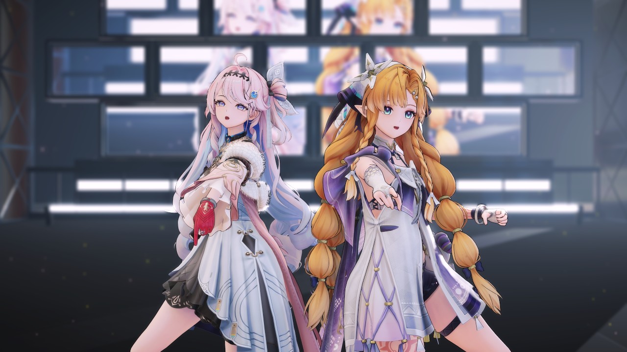 【MMD】『ロキ/Roki』達妮婭 ダーニャ Denia 西格莉卡 シグリカ Sigrika【鳴潮/Wuthering Waves】2160p60fps