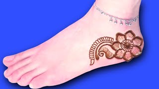 Simple Arabic Feet Mehndi Design Feet Mehndi Design Eid Mehndi Design Mehndi Design 2023