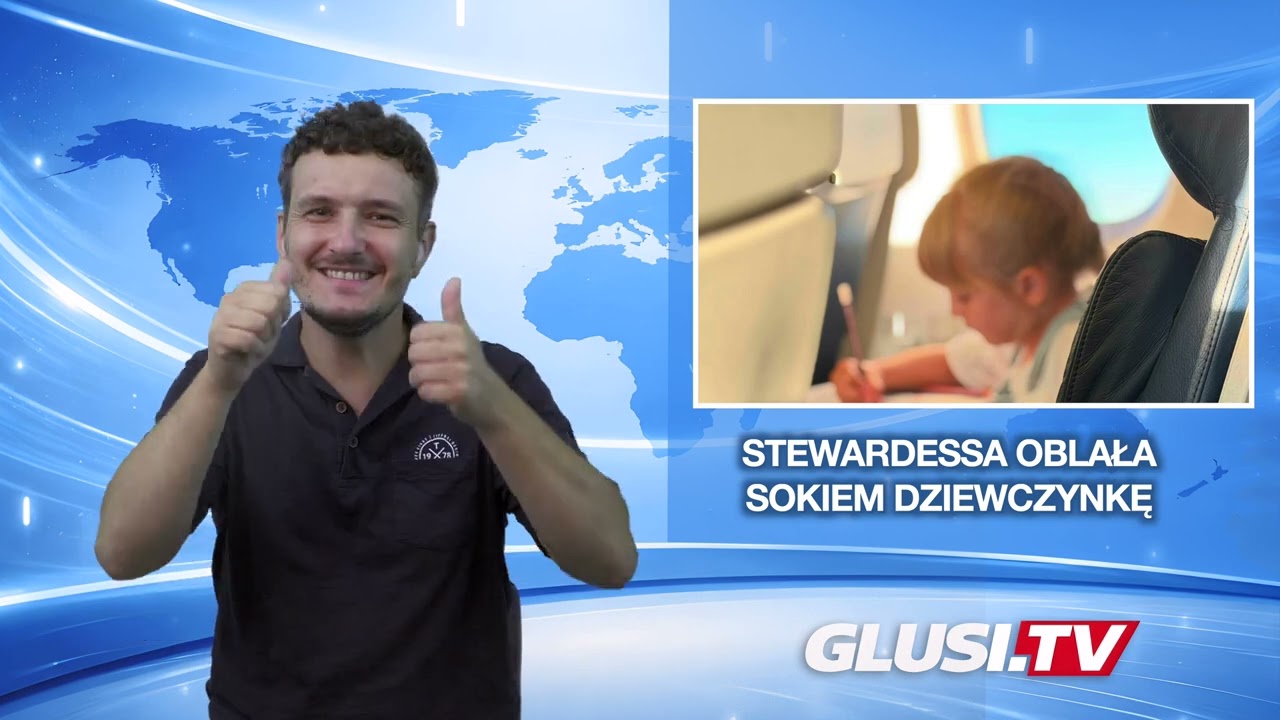 Stewardessa oblała sokiem dziewczynkę