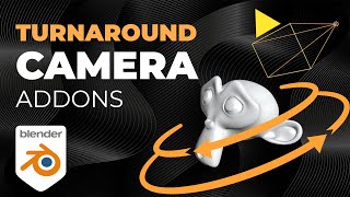 Turnaround Camera with 1 Click | FREE Blender Addons #blender3d #blenderaddon