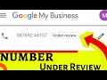 Google My Business Phone number Not approved And Pending Review 10 Minute