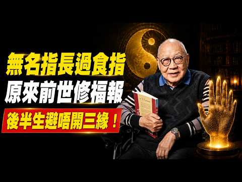 如果你無名指長過食指，原來係前世修來嘅福報！後半生注定避唔開呢三種緣！