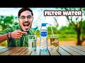 Filtering &amp; Drinking Dirty Water Using Plastic Bottle   प्लास्टिक बोतल से किया गंदे पानी को साफ़