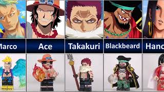 Lego minifigures | One piece | Comparison