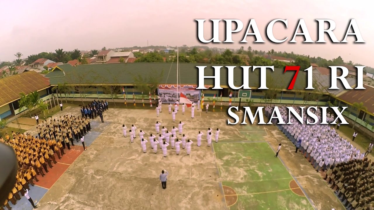 SMA Negeri 6 Pontianak - Upacara 17 agustus 2016