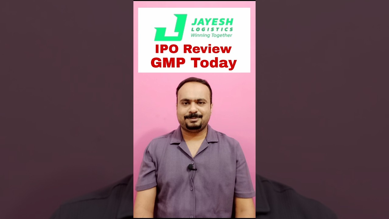 Jayesh Logistics IPO GMP Today | Apply or Avoid ? | 