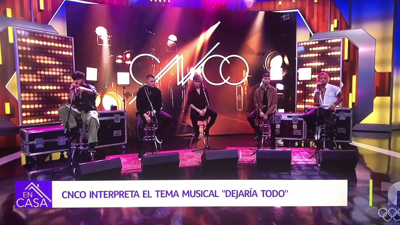 CNCO Dejaría todo. En vivo