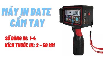 Máy in date cầm tay VTK-DW50: ký tự in 2 – 50mm, in được 1-4 dòng.