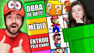 O MELHOR MARIO DE TODOS OS TEMPOS?!?  - Tierlist videogames