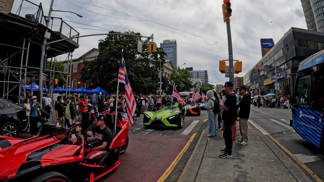 [4K] 📸 virtual walk Flushing, Queens. 