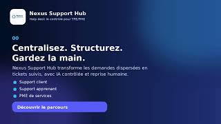 Présentation de nexus support hub