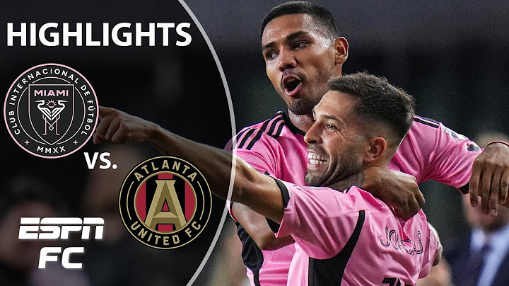 Suarez & Alba score 🔥 Inter Miami vs. Atlanta United | MLS Cup Playoff Highlights | ESPN FC