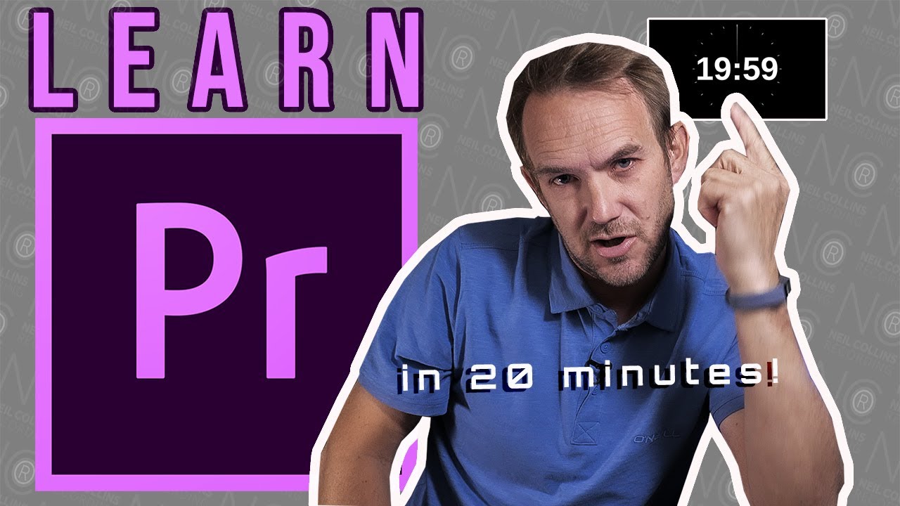 Learn PREMIERE PRO in LESS THAN 20 MINUTES in 2021!