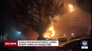 Eagle Mountain family displaced after fire destroyed two homes