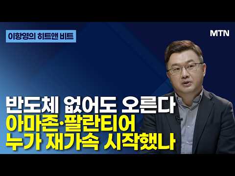 [이항영의 히트앤 비트] 반도체 없어도 오른다 아마존·팔란티어 누가 재가속 시작했나 / 머니투데이방송 (증시, 증권)