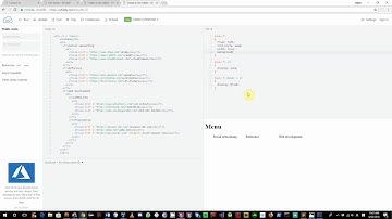 horizontal nested menu