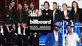 BILLBOARD MUSIC AWARDS TOP DUO/GROUP NOMINEES AND WINNERS FROM 2011 to 2021