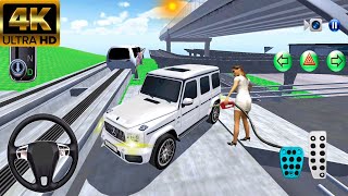 Bullet Train Vs White Super Car Most Funniest Race Driving Gameplay - 3D Driving Class Simulation screenshot 3