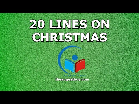 20 Lines on Christmas in English | Essay on Christmas in English | MYGUIDEPEDIA