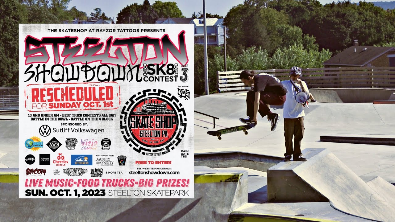 Best Trick and Bowl Jam Steelton Skatepark YouTube