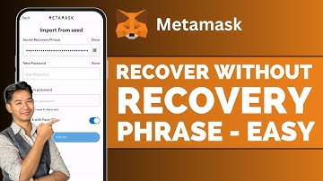 How To Recover Metamask Account Without Recovery Phrase !