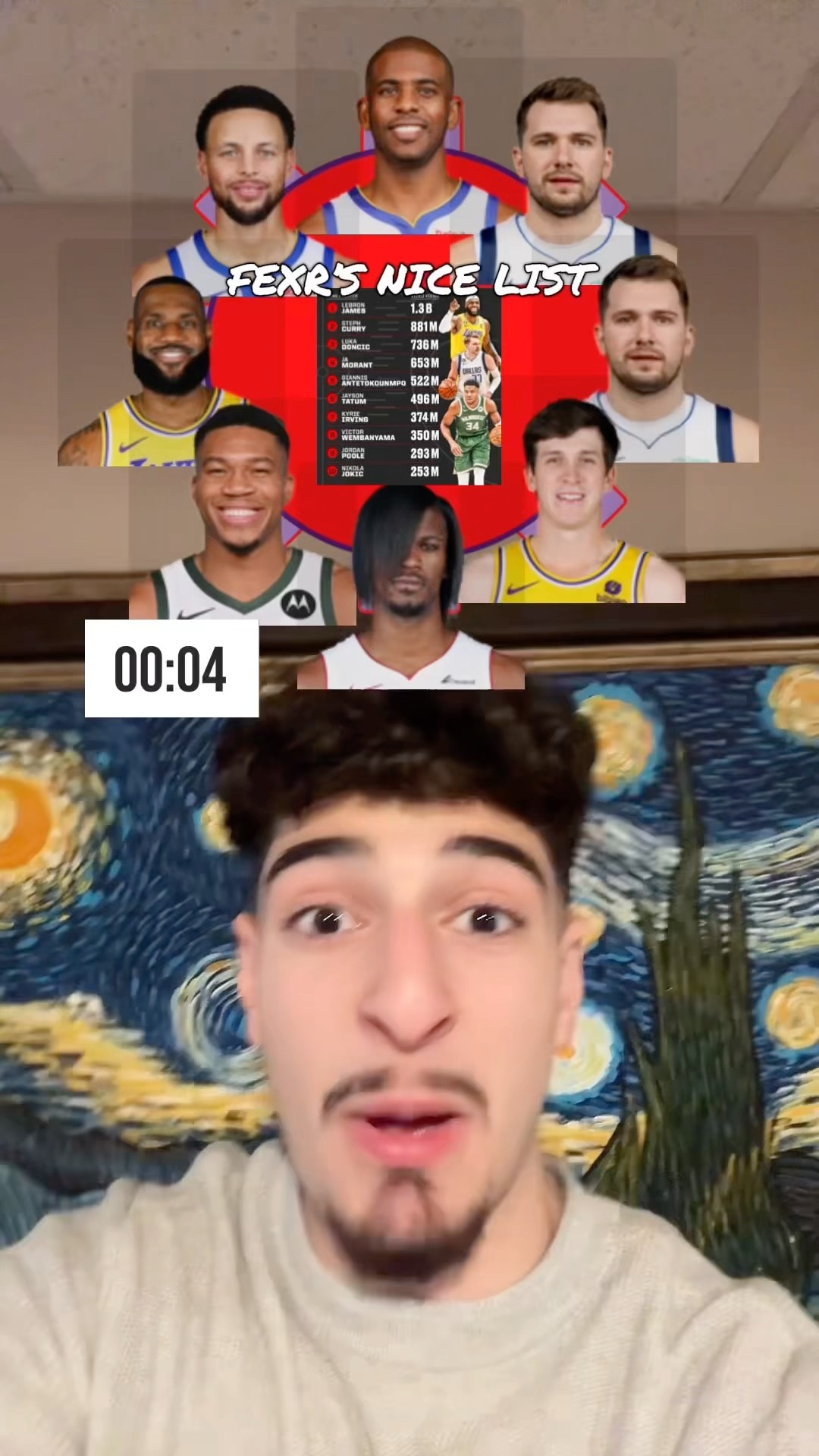 WETBANANAS NOT GOBERT?? #nba #lebron #wemby #giannis #jamesharden #luka #fexr
