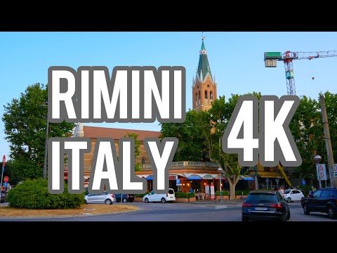 Rimini 4K Walking Tour Italy