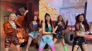 Itzy Not Shy Dance Mirrored Countdown Spot Live