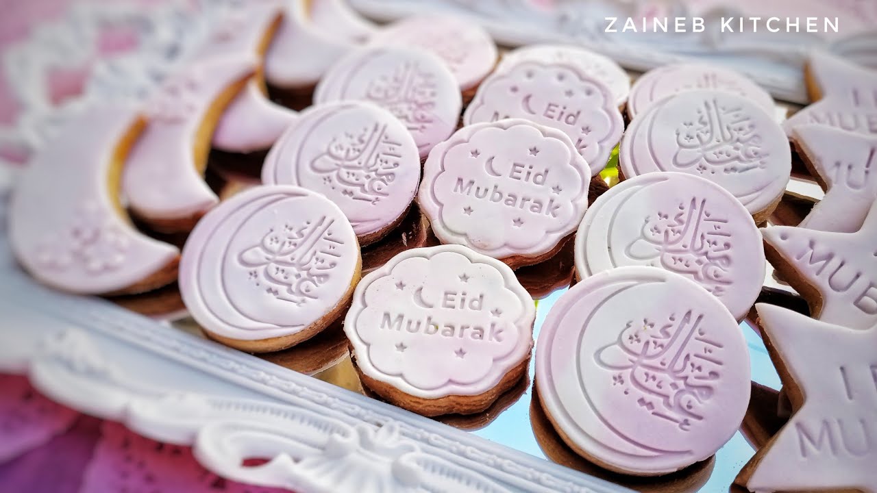 صابلي بريستيج بعجينة السكر 🌙 صابلي العيد / حلويات العيد /sablé prestige